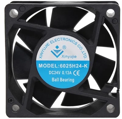60X60X25MM DC Soğutma Fanı 24V 6025H24-K